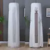 Modelo nuevo, no es necesario quitar la cubierta del aire acondicionado al encenderlo, funda de tela decorativa universal cilíndrica vertical para polvo de aire acondicionado
