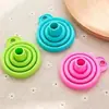 Embudo Plegable con Boca Grande, Embudo Doméstico de Grado Alimenticio, Embudo de Cocina Extensible y Tipo Goteo, Dispensador de Vino para Cocinar