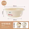 Lavabo grande para el hogar, engrosado, duradero, de alto valor estético, adecuado para lavar ropa, lavar pies, lavar platos de cocina, lavar verduras, tina de plástico