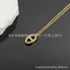 Collar Brillante Clásico Nariz de Cerdo Colgante para Mujer Diseño Simple Cadena de Clavícula de Alta Gama para Novia