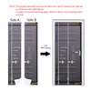 Pegatinas de Puerta Autoadhesivas Transfronterizas con Ciervo Estilo Chino, Pegatinas de Pared Removibles para Renovación de Casa de Alquiler, Venta al por Mayor por Fabricante, Dropshipping