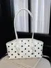 Bolsa Feminina de Axila 2026 Novo Estilo Tendência Verão Popular Moda Super Quente Bolinhas Bolsa de Ombro Único Trabalho Deslocamento Bolsa Grande
