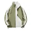 Envío Gratis Chaqueta Reversible Pareja Holgada Cuello Alto Nueva Moda Primavera y Otoño Marca Chaqueta Deportiva Casual
