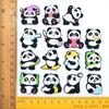 Vendas Diretas da Fábrica Plástico Macio PVC Plástico Gotejante Flor para Sapato Buraco de Sapato Acessórios para Sapato Fivela de Sapato de Panda Gigante Fofa Acessórios Decorativos Atacado