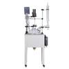 Reator de agitação mista de fornecimento por atacado de fábrica Reator de vidro de camada única de laboratório 50L