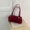 Elegante Bolso Boston Retro para Mujer 2026 Nuevo Bolso de Hombro Único de Lujo Ligero Bolso de Mano Versátil para el Trabajo