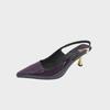 20225 Otoño Nuevo Talla Grande Zapatos de Mujer Moda Transfronteriza Punta Tacones Altos Mujer Stiletto Tacones Altos Gama Alta Zapatos de Salón Personalizados
