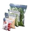 Bolsas Densas de Doble Costilla, Bolsas de Conservación de Grado Alimenticio, Auto-Sellantes, Engrosadas, para Almacenamiento Doméstico, Especiales para Congelar, Bolsas de Conservación Selladas