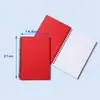 Cuaderno de espiral A5 transfronterizo, bloc de notas simple para estudiantes, cuaderno de ejercicios de doble espiral de hojas sueltas al por mayor