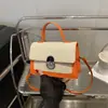 2025 Nuevo Bolso Versátil para Mujer con Costuras de Color Contrastante Diseño de Nicho Bolso de Hombro Bolso Cruzado para Mujer Bolso de Mano Bolso para Mujer