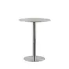 Mesas de Cafetería para Exteriores, Mesas y Sillas de Barra de Acero Inoxidable, Mesas Redondas Pequeñas Minimalistas Modernas de Lujo Ligero, Mesas y Sillas para Comedor de Tienda de Té de Leche