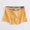 Ropa interior de algodón para hombre Entrepierna de algodón Alta elasticidad Cintura media Boxer para niño Ropa interior Boxer para estudiante del año de nacimiento