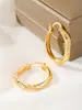 Coleção Outono 2025 Vast Galaxy Brincos de Cobre Banhados a Ouro em Forma de Gota para Mulheres Brincos da Moda para o Dia a Dia
