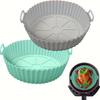 Amazon Explosions Freidora de Aire Molde de Silicona para Hornear Silicona de Grado Alimenticio Molde Antiadherente Tapete para Hornear Clip de Mano Antiescaldante