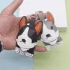 Nuevo Colgante de Bolso para Cachorro Corgi, Llavero de Coche de Bulldog de Cuero, Lindo Colgante de Cuero de Corgi