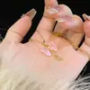 Nova Colar com Pingente Estrela Laço Borla Estilo Fada Feminino Moda Simples Alto Padrão Luxo Leve Corrente Clavícula