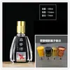 Garrafa de licor 2-2 garrafa de vinho pequena vidro vazio 100ml com tampa garrafa de degustação 250ml meio quilo