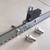 Cremalheira para motor de porta deslizante elétrica, cremalheira de aço inoxidável, cremalheira galvanizada, máquina integrada para cremalheiras de portão reto de pátio
