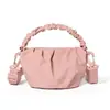 Bolso Cruzado de Nailon Estilo Coreano, Bolso de Hombro Unisex, Bolso de Mano Plegado, Bolso para Teléfono Móvil, Bolso Cubo para Viajes al Aire Libre