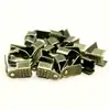 Acessórios de metal para DIY, clipes de posicionamento, fechos de fio, fechos de corda, clipes, acessórios para brincos de pena, materiais para pulseiras e colares, fechos de conexão