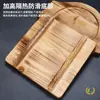 Esterilla para Olla de Piedra y Olla de Barro, Esterilla Aislante de Calor para Estufa de Carbón, Esterilla para Preparar Té, Esterilla de Madera, Base para Olla de Barro, Bandeja, Placa de Hierro, Esterilla de Tabla de Madera