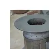 Bidón de Gas de Apertura Lateral Modificado en Estufa de Gasificación de Ahorro de Energía para Exteriores/Interiores para Quemar Madera y Carbón