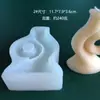 Molde de Silicona para Velas de Aromaterapia DIY Botella Geométrica Coreana Adornos de Decoración para el Hogar Molde de Silicona
