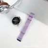 Adecuado para correas de reloj Huawei, Xiaomi y Samsung, correa de nailon de dos secciones transpirable con sensación de nube de cabeza plana, popular en plataformas de comercio electrónico