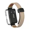 Adecuado para Correa Huawei Band 10, Correa Huawei 987 Band, Universal Honor 67, Correa de Piel con Grano de Lichi y Hebilla Magnética