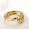 Pulseira Feminina Feminina Atacado Novo Estilo Superfície Lisa Transfronteiriça Personalidade Liga Metálica Redonda Simples Galvanizado Aberta Não Desbota Pulseira