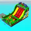 Fabricantes de castelo inflável com tema de dinossauro fornecem equipamentos de entretenimento esportivo ao ar livre Castelo Travesso Castelo Grande Paraíso