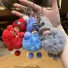 Pelota de Pelo Felpa Lindo Muñeco Dormilón Llavero Colgante Nuevo Colgante de Muñeco Regalo de Pareja Accesorios de Bolsa para Mujer