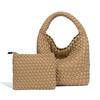 Cesta de Verduras Estilo Celebridad de Internet Bolso Tejido a Mano Vintage Bolso de Mano Moderno Casual de Hombro Cruzado para Mujer