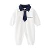 Ropa de una pieza para bebé recién nacido primavera y otoño pijamas de algodón puro ropa de verano para bebé Luna Llena ropa de exterior mameluco súper lindo mameluco