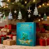 Bestseller transfronterizo 2026 nuevo calendario de caja sorpresa de animales marinos calendario de adviento árbol de Navidad colgante de caja sorpresa acrílico