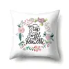 Funda de almohada de poliéster decoración de coche funda de almohada con estampado para el hogar QTP10