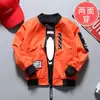 Chaqueta de primavera para niños de doble cara para niños mayores 2026 Chaqueta de primavera para niños chaqueta de béisbol para niños estilo moderno