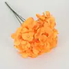 5 Cabezas de Hortensia de Mallorca Flores Artificiales para Decoración de Boda, Decoración de Base de Pared de Flores para Pasillo de Salón de Bodas, Arreglo de Flores Artificiales al por Mayor
