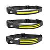 Linterna frontal para pesca de exterior con batería de larga duración, luz potente, alto brillo, linterna frontal recargable portátil súper brillante con sensor para ciclismo y carrera nocturna