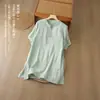 Falda Bordada Artística de Algodón y Lino Vintage para Mujer, Falda de Corte A Bordada Holgada Estilizadora Estilo Chino con Dobladillo Ancho
