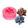 Molde de silicona con forma de hoja de acebo navideño, molde para pastel, chocolate, fondant, molde de silicona para jabón, vela de aromaterapia