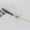 Producto Terminado al por Mayor Ramo de Lana Tejido a Mano Lavanda Flor Artificial Regalo del Día de San Valentín Decoración del Hogar Flor de Lana