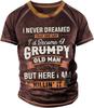 Estación independiente europea y americana transfronteriza holgada casual estampado digital moda masculina cuello redondo manga corta camiseta comercio exterior suministro
