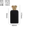 Botella de Perfume Recubierta de Terciopelo al por Mayor 100ml Botella Transparente Recargable con Tapa de Aleación de Zinc en Stock Botella Pequeña de Vidrio con Atomizador y Tapa Recubierta de Terciopelo