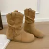 Botines Plataforma Retro Birkenstock para Mujer 2026 Primavera Nuevo Estilo Botas Martin Versátiles Adelgazantes Combinar con Faldas Botas Apiladas