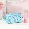 Bolsa de Cosméticos Portátil de Gran Capacidad Dibujos Animados Bolsa de Cosméticos Portátil Bolsa de Almacenamiento para Cosméticos Estuche para Lápices de Estudiante