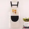 Delantal Suerte con Juego de Palabras Creativo Diseño de Limpieza de Manos a Doble Cara Di Adiós a las Manos Sucias Ropa para Limpiar Impermeable Resistente al Aceite Resistente a las Manchas Fácil