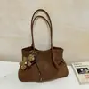 2026 Bolso Tote Grande de Estilo Coreano Simple para Mujer Versátil para el Trabajo Bolso de Hombro Único Bolso de Compras de Moda