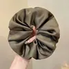 Scrunchie de Cetim de Seda de Alta Qualidade Estilo Francês para Mulheres, Novo Elástico de Cabelo, Faixa Elástica para Rabo de Cavalo, Acessório de Cabelo