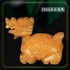 Topacio Natural Feng Shui Tortuga Dragón Tortuga de la Longevidad Talla de Jade Tortuga Dragón Decoración de Jade Decoración para el Hogar